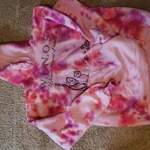 Hoodie tie dye Pink